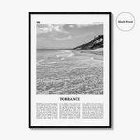 Torrance Print Black and White, Torrance Wall Art, Torrance Poster, Torrance Photo, Torrance Wall Decor, California, USA, United States