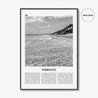 Torrance Print Black and White, Torrance Wall Art, Torrance Poster, Torrance Photo, Torrance Wall Decor, California, USA, United States