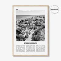 Torremolinos Print Black and White, Torremolinos Wall Art, Torremolinos Poster, Torremolinos Photo, Torremolinos Décor, Torremolinos Map