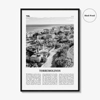 Torremolinos Print Black and White, Torremolinos Wall Art, Torremolinos Poster, Torremolinos Photo, Torremolinos Décor, Torremolinos Map