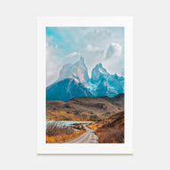 Torres del Paine Photo Color Poster