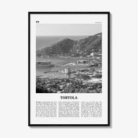 Tortola Print Black and White, Tortola Wall Art, Tortola Poster, Tortola Photo, Tortola Wall Décor, Tortola Map, Caribbean