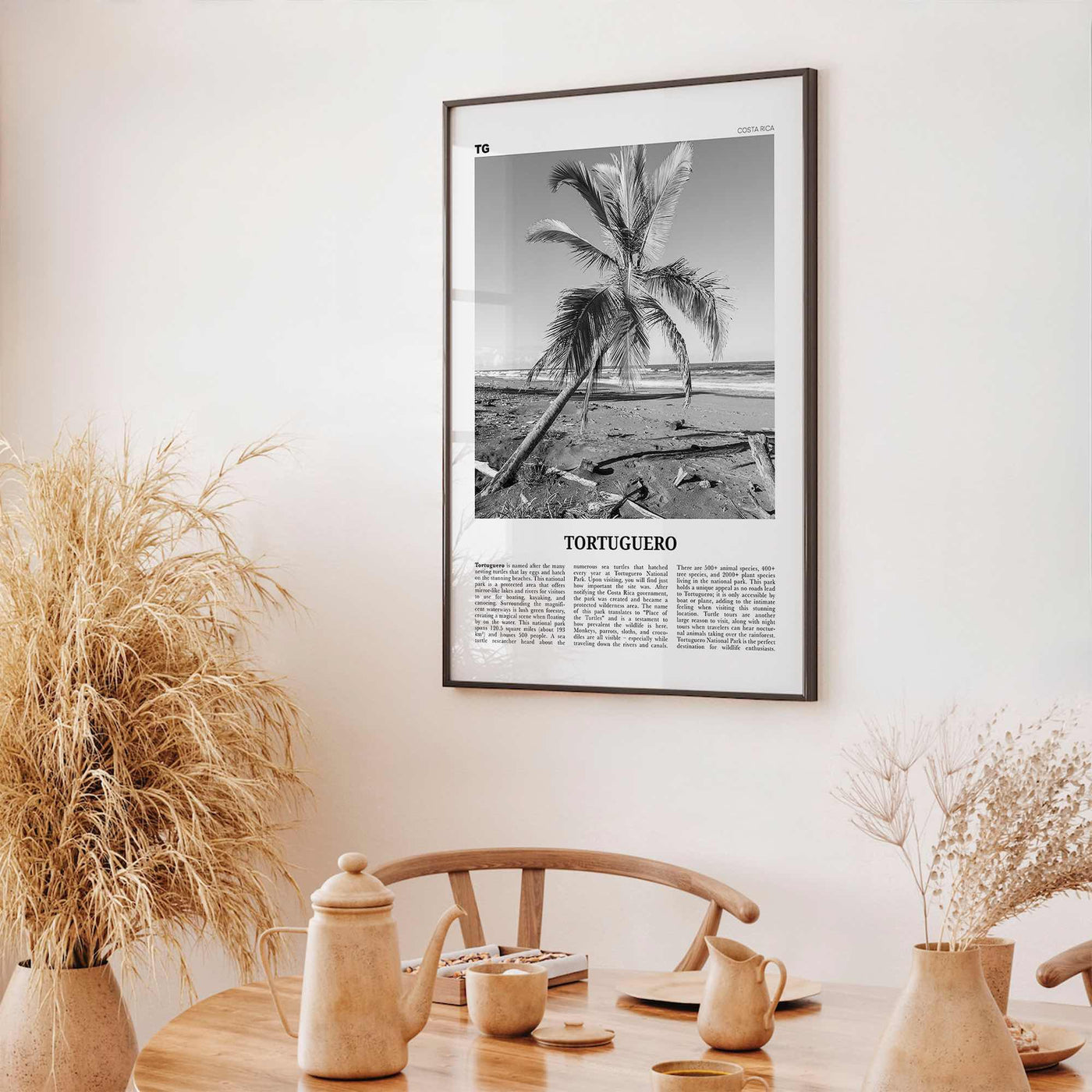 Tortuguero Print Black and White, Tortuguero Wall Art, Tortuguero Poster, Tortuguero Photo, Tortuguero Wall Décor, Costa Rica