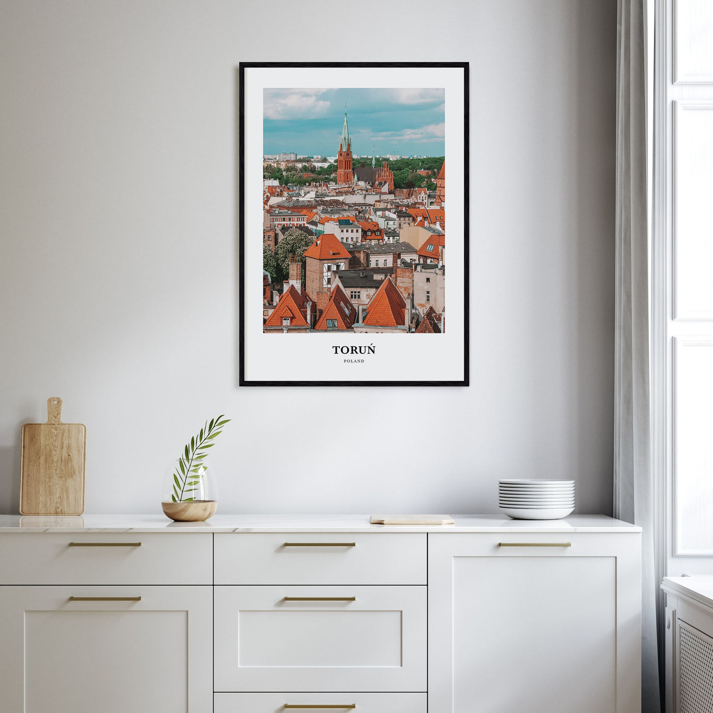 Toruń Portrait Color Poster