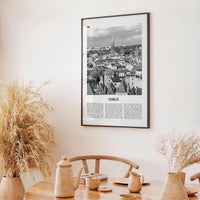 Torun Print Black and White, Toruń Wall Art, Toruń Poster, Toruń Photo, Toruń Wall Décor, Toruń Map, Poland