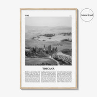 Toscana Print Black and White, Toscana Wall Art, Toscana Poster, Toscana Photo, Toscana Wall Décor, Toscana Map