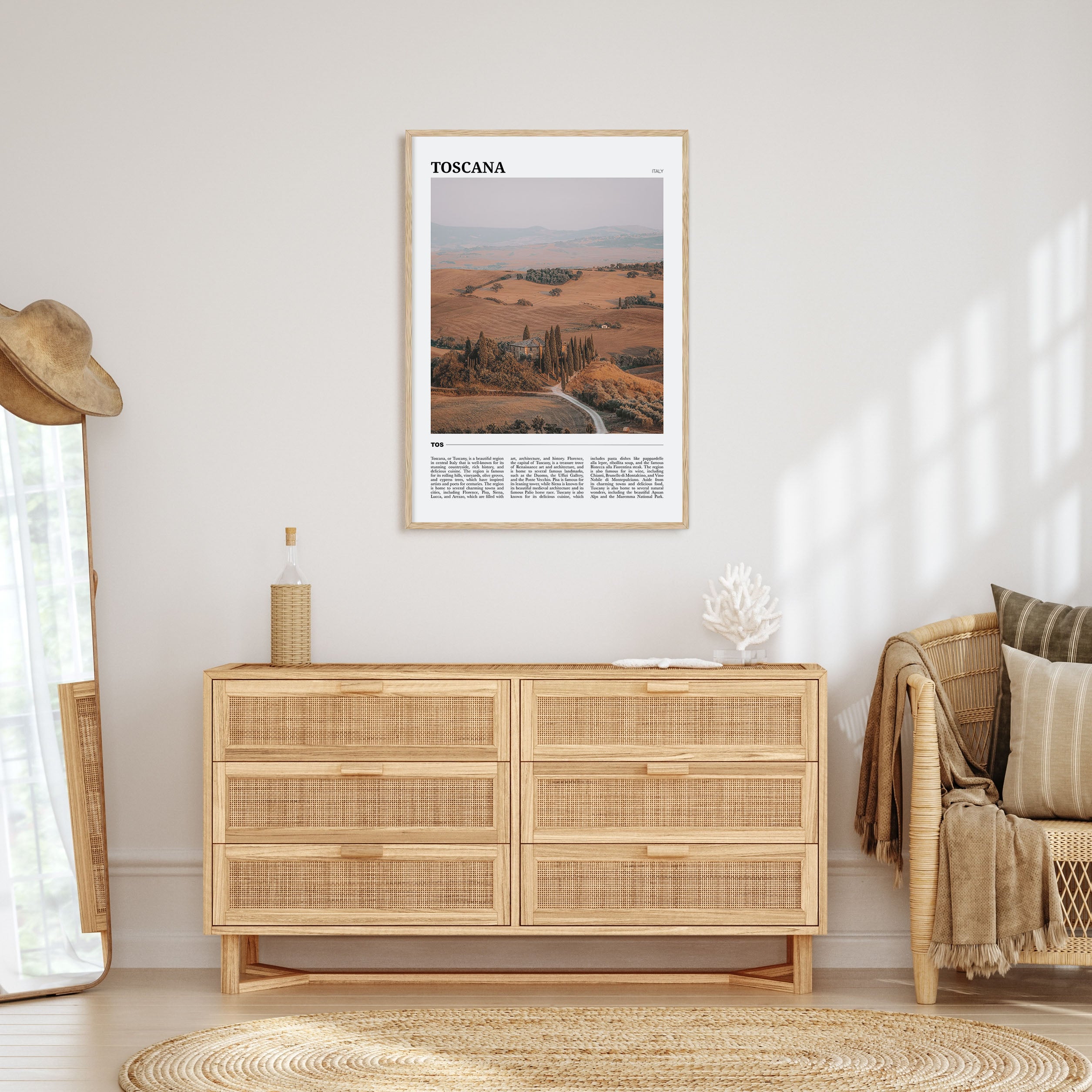 Toscana Travel Color Poster