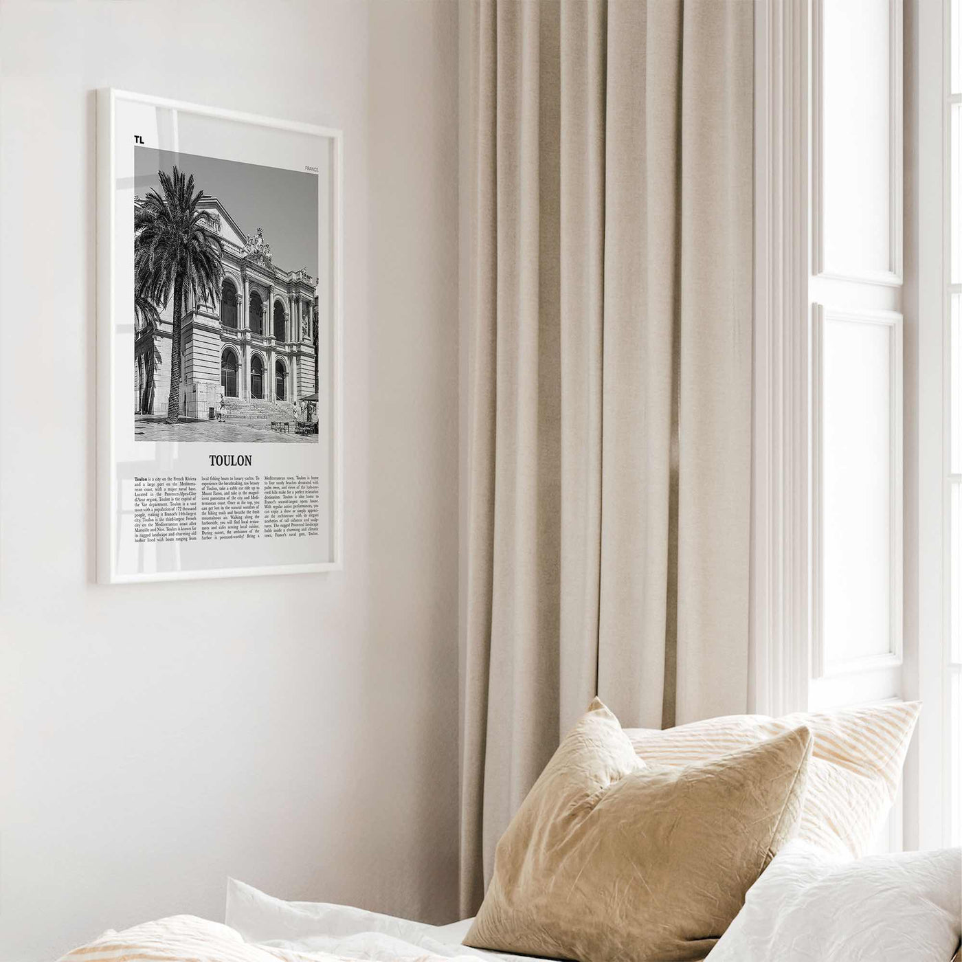 Toulon Print Black and White, Toulon Wall Art, Toulon Poster, Toulon Photo, Toulon Wall Décor, France, Tolon, Alpes-Côte d'Azur