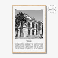 Toulon Print Black and White, Toulon Wall Art, Toulon Poster, Toulon Photo, Toulon Wall Décor, France, Tolon, Alpes-Côte d'Azur