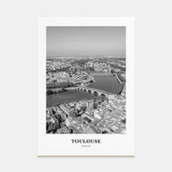 Toulouse Portrait B&W Poster