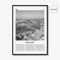 Toulouse Print Black and White, Toulouse Wall Art, Toulouse Poster, Toulouse Photo, Toulouse Wall Décor, France