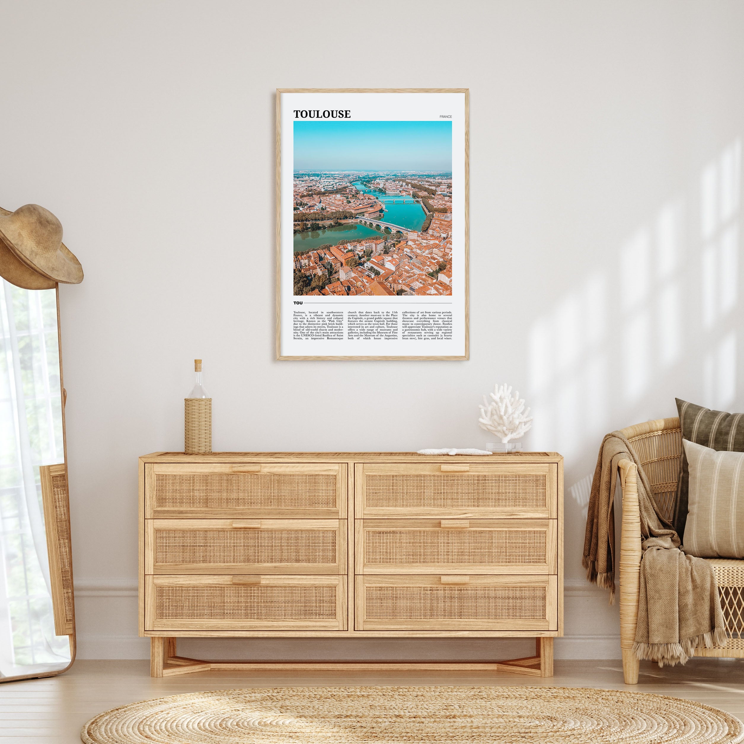 Toulouse Travel Color Poster