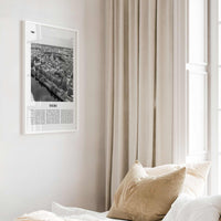 Tours Print Black and White, Tours Wall Art, Tours Poster, Tours Photo, Tours Wall Décor, Tours Map, France