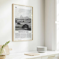 Trentino Alto Adige Print Black and White, Trentino-Alto Adige Wall Art, Trentino-Alto Adige Poster, Trentino-Alto Adige Photo, Décor, Map
