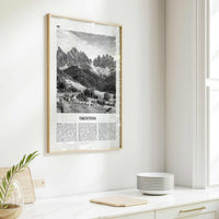Trentino Print Black and White, Trentino Wall Art, Trentino Poster, Trentino Photo, Trentino Wall Décor, Trentino Map, Italy