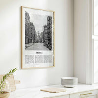 Tribeca Print Black and White, Tribeca Wall Art, Tribeca Poster, Tribeca Photo, Tribeca Wall Décor, Manhattan, New York, USA, United States