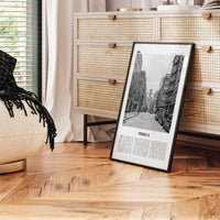 Tribeca Print Black and White, Tribeca Wall Art, Tribeca Poster, Tribeca Photo, Tribeca Wall Décor, Manhattan, New York, USA, United States