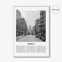 Tribeca Print Black and White, Tribeca Wall Art, Tribeca Poster, Tribeca Photo, Tribeca Wall Décor, Manhattan, New York, USA, United States