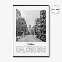 Tribeca Print Black and White, Tribeca Wall Art, Tribeca Poster, Tribeca Photo, Tribeca Wall Décor, Manhattan, New York, USA, United States