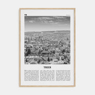Trier Travel B&W Poster