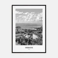 Trieste Portrait B&W Poster