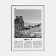 Trinidad Travel B&W Poster