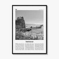 Trinidad Print Black and White, Trinidad Wall Art, Trinidad Poster, Trinidad Photo, Trinidad, California, USA, United States, North America