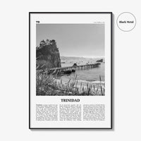 Trinidad Print Black and White, Trinidad Wall Art, Trinidad Poster, Trinidad Photo, Trinidad, California, USA, United States, North America