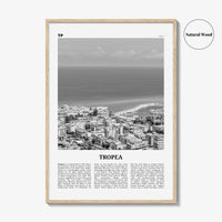 Tropea Print Black and White, Tropea Wall Art, Tropea Poster, Tropea Photo, Tropea Wall Décor, Italy, Italia