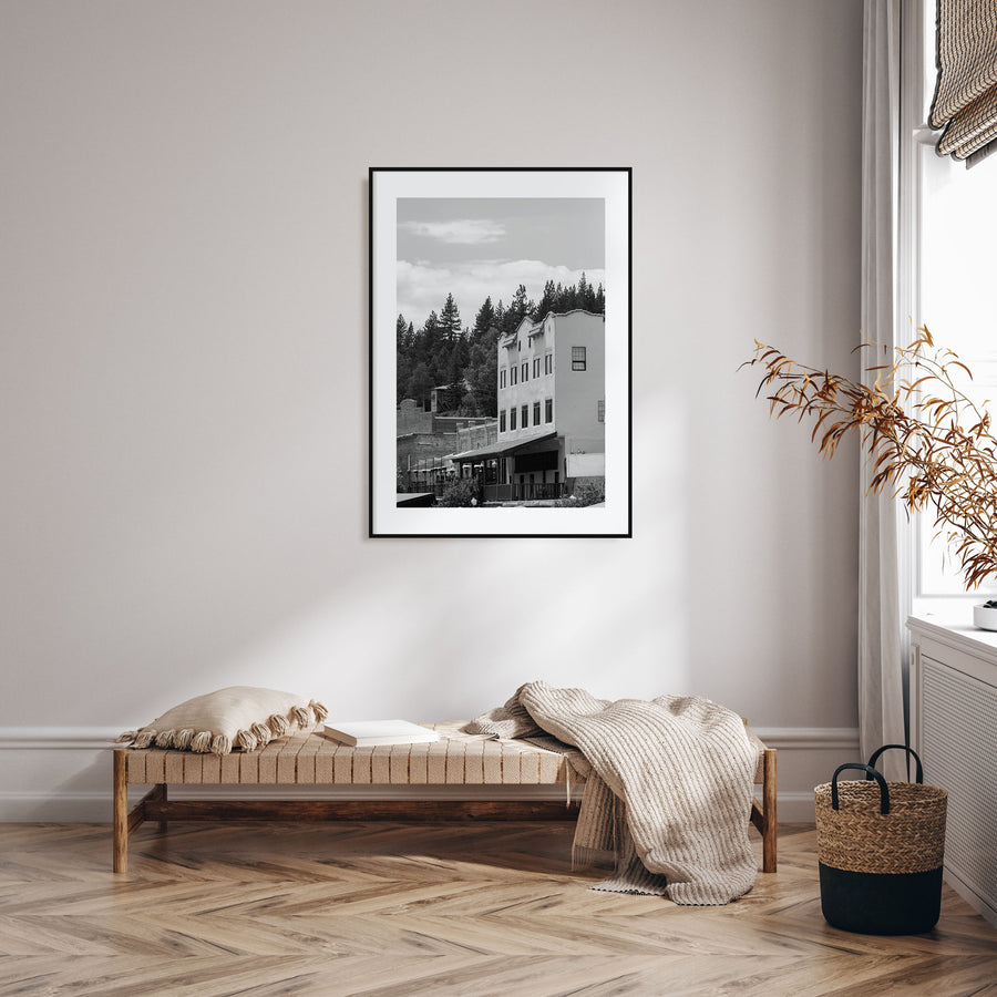 Truckee Photo B&W Poster