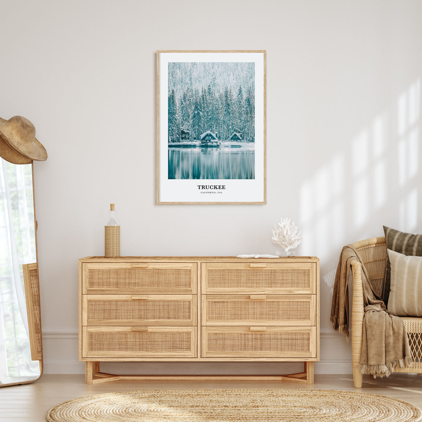 Truckee Portrait Color Poster