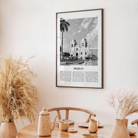 Trujillo Print Black and White, Trujillo Wall Art, Trujillo Poster, Trujillo Photo, Peru, Truhillu La Libertad, South America