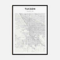 Tucson Map Portrait Poster