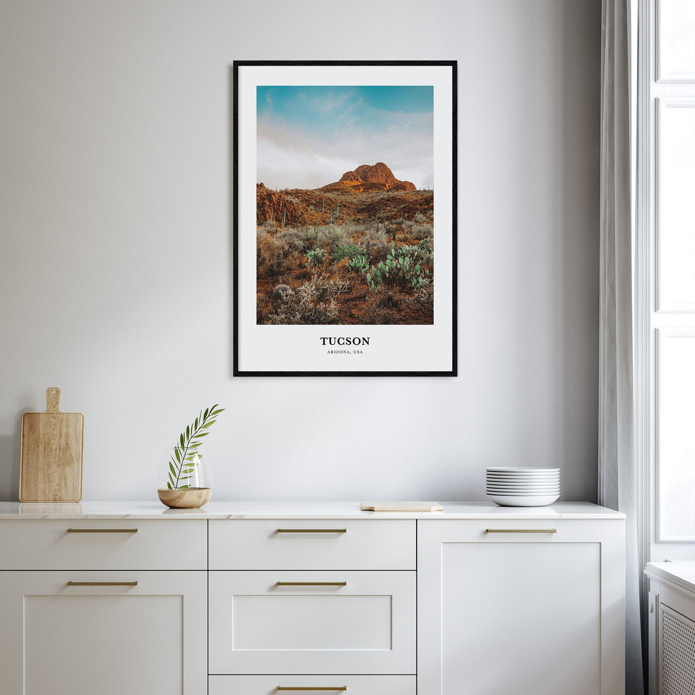 Tucson Portrait Color No 3 Poster