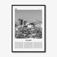 Tucson Print Black and White No 1, Tucson Wall Art, Tucson Poster, Tucson Photo, Tucson Wall Decor, Arizona, USA, United States, America