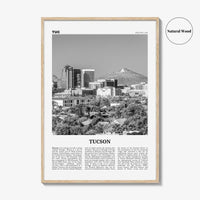 Tucson Print Black and White No 1, Tucson Wall Art, Tucson Poster, Tucson Photo, Tucson Wall Decor, Arizona, USA, United States, America
