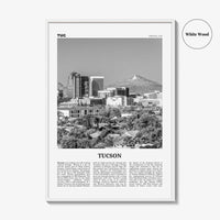 Tucson Print Black and White No 1, Tucson Wall Art, Tucson Poster, Tucson Photo, Tucson Wall Decor, Arizona, USA, United States, America