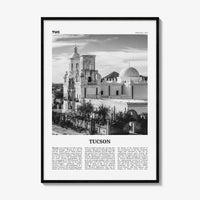 Tucson Print Black and White No 2, Tucson Wall Art, Tucson Poster, Tucson Photo, Tucson Wall Decor, Arizona, USA, United States, America