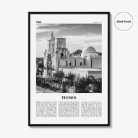 Tucson Print Black and White No 2, Tucson Wall Art, Tucson Poster, Tucson Photo, Tucson Wall Decor, Arizona, USA, United States, America