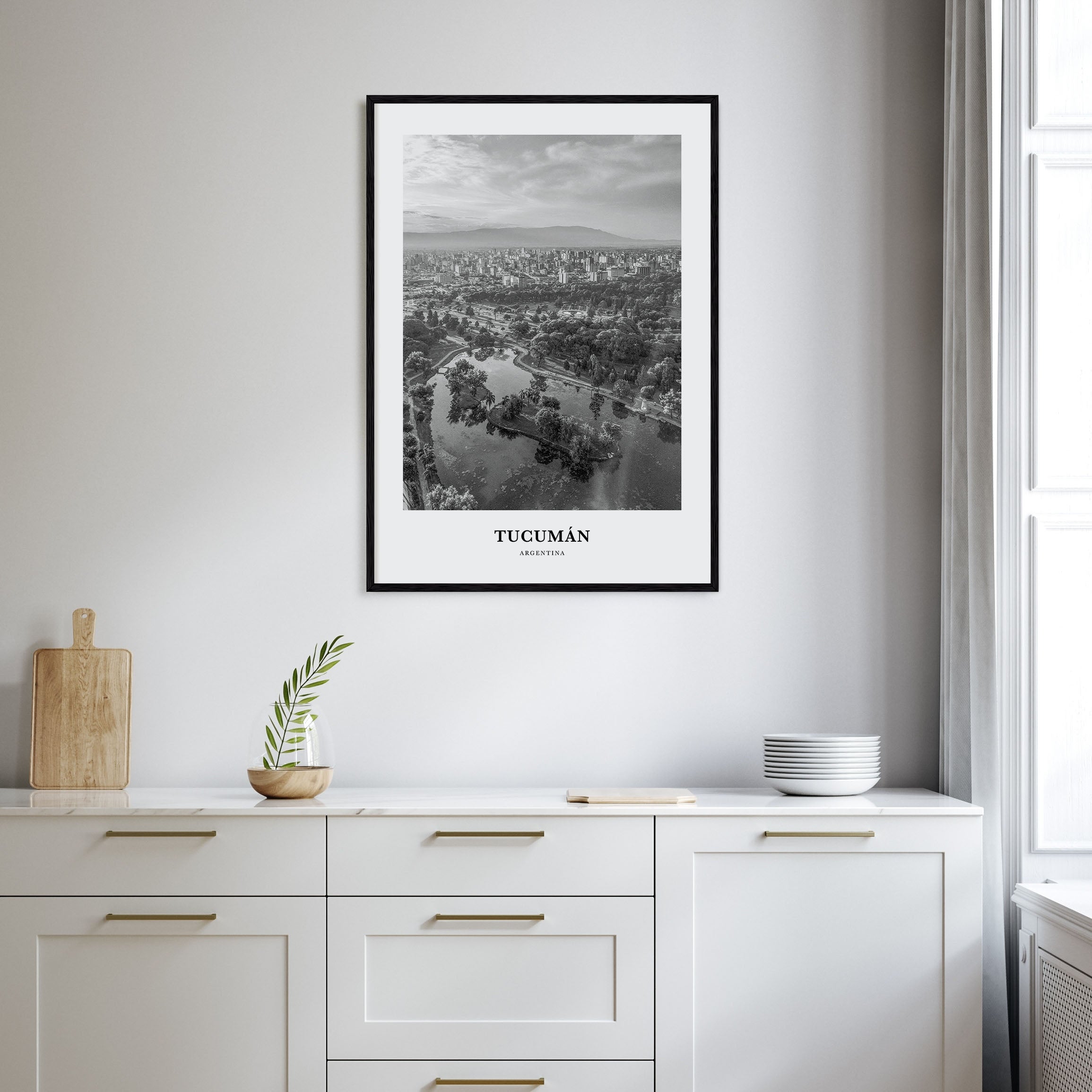 Tucumán Portrait B&W Poster