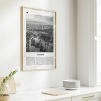 Tucuman Print Black and White, Tucumán Wall Art, Tucumán Poster, Tucumán Photo, Tucumán Wall Décor, Argentina, San Miguel de Tucumán