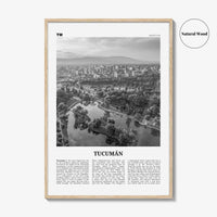 Tucuman Print Black and White, Tucumán Wall Art, Tucumán Poster, Tucumán Photo, Tucumán Wall Décor, Argentina, San Miguel de Tucumán