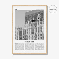 Tudor City Print Black and White, Tudor City Wall Art, Tudor City Poster, Tudor City Photo, Tudor City Décor, Tudor City Map, New York City