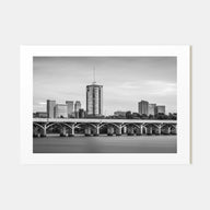 Tulsa Landscape B&W Poster