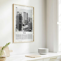 Tulsa Print Black and White, Tulsa Wall Art, Tulsa Poster, Tulsa Photo, Tulsa Wall Décor, Oklahoma, USA, United States, North America