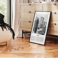 Tulsa Print Black and White, Tulsa Wall Art, Tulsa Poster, Tulsa Photo, Tulsa Wall Décor, Oklahoma, USA, United States, North America