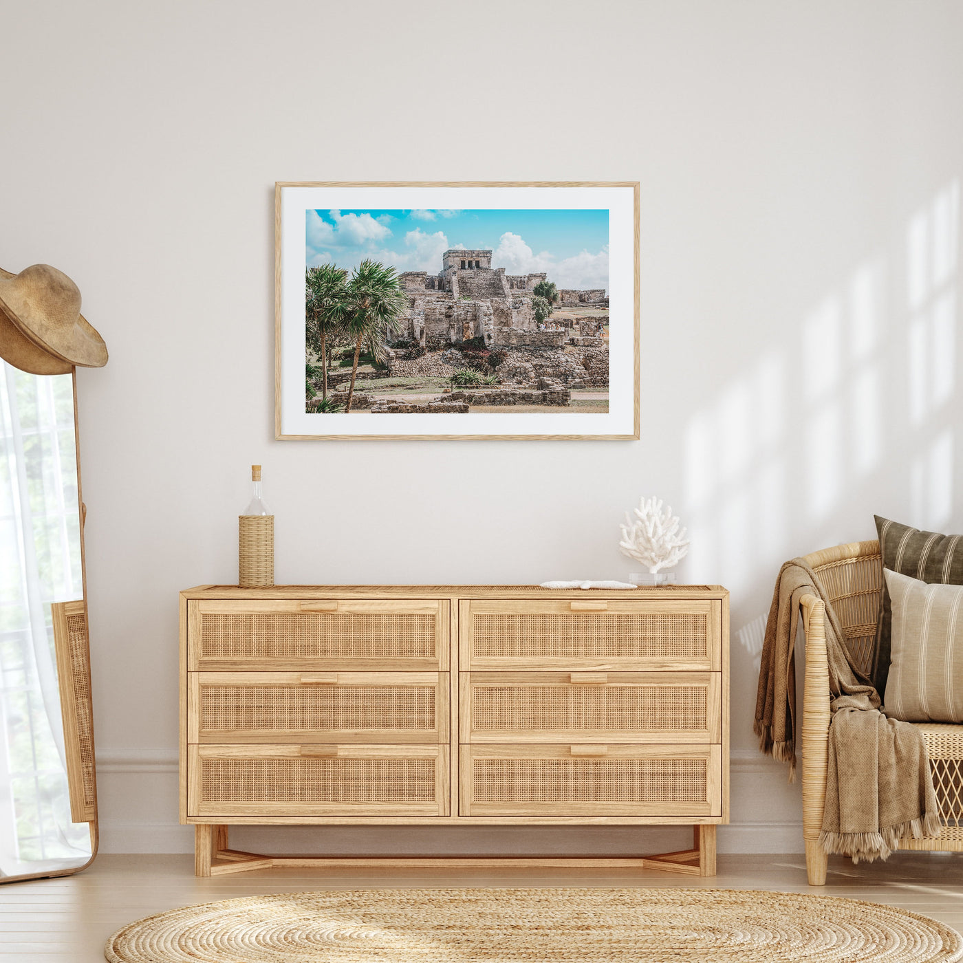 Tulum Landscape Color Poster