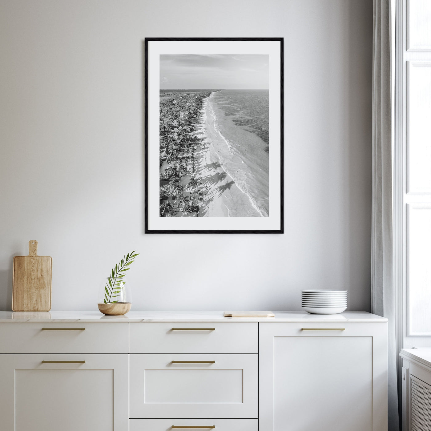 Tulum Photo B&W Poster