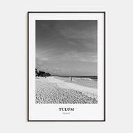 Tulum Portrait B&W No 1 Poster
