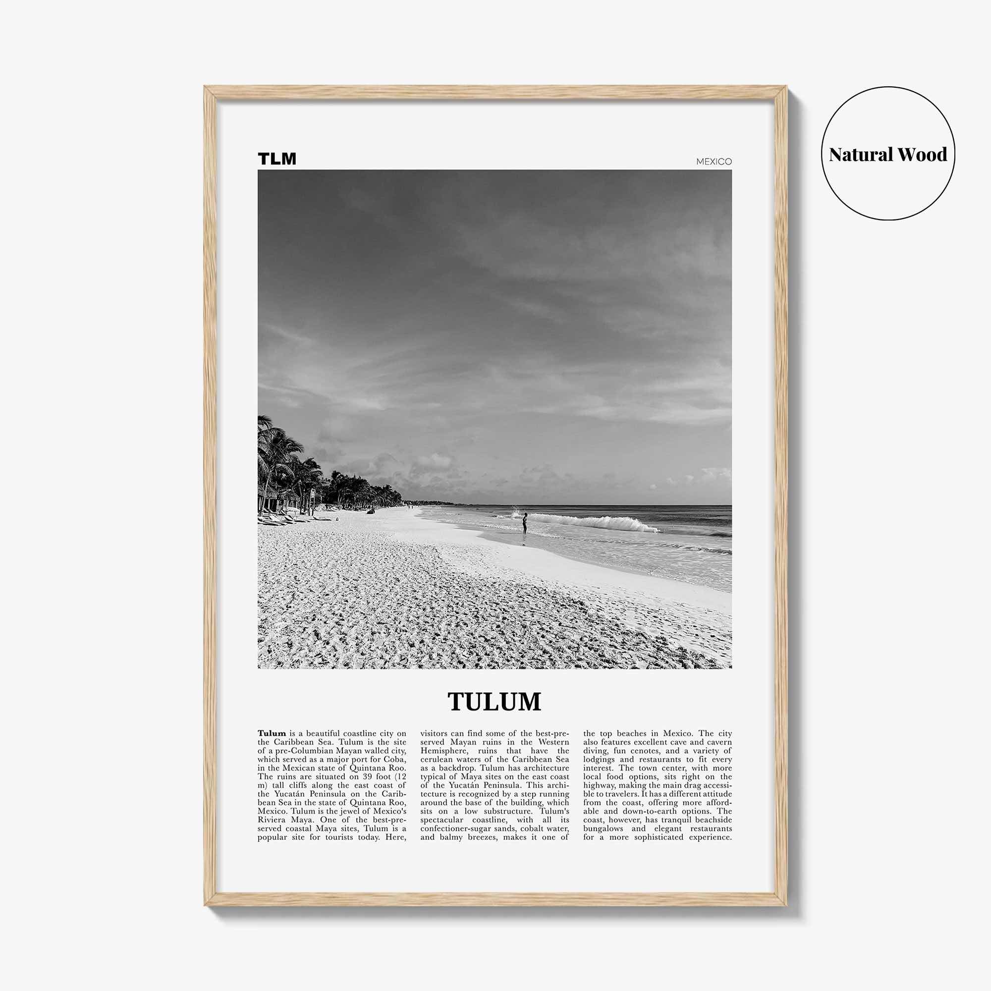 Tulum Print Black and White No 1, Tulum Wall Art, Tulum Poster, Tulum Photo, Tulum Wall Decor, City Art Print, Mexico Print